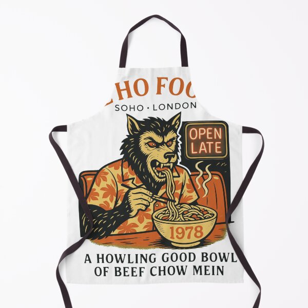 Item preview, Werewolf eating noodles designed and sold by ELIZABEDWIN12.