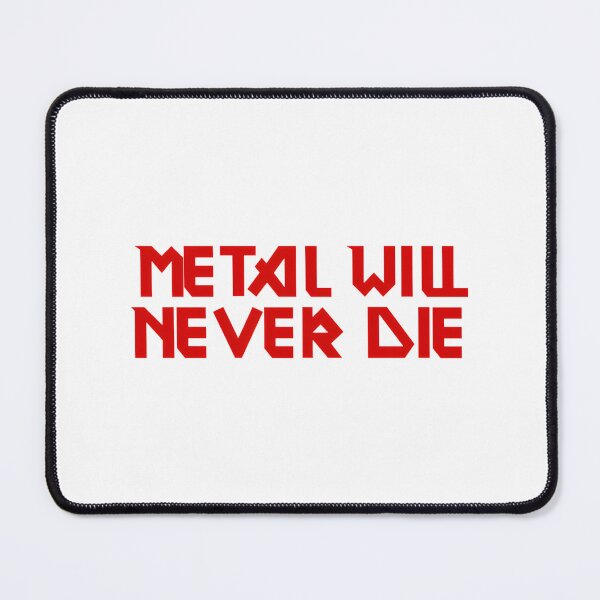 Item preview, Metal Will Never Die Typography Design with Irons Font Style designed and sold by YungSlitz.