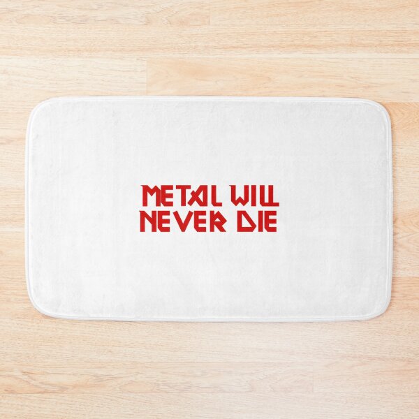 Item preview, Metal Will Never Die Typography Design with Irons Font Style designed and sold by YungSlitz.