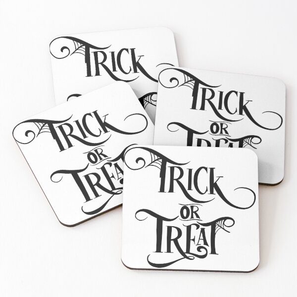 Item preview, Trick or Treat Spooky Halloween Calligraphy Typography Quote designed and sold by LYAN-STORE.