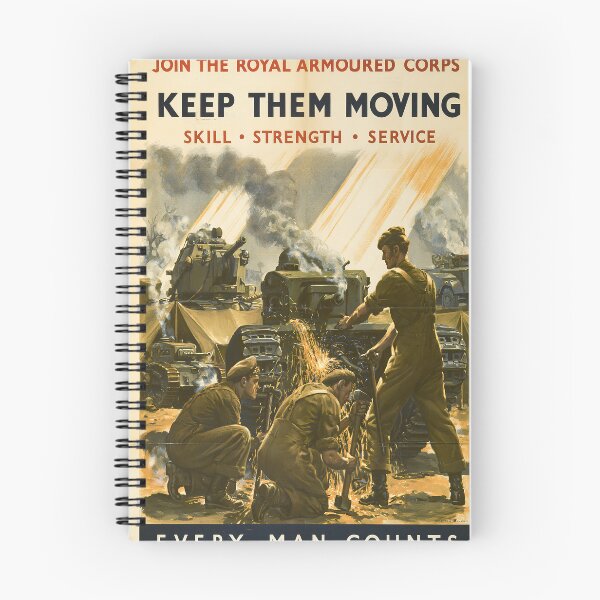 Item preview, Royal Armoured Corps Keep Them Moving designed and sold by Skyframe Aviation.