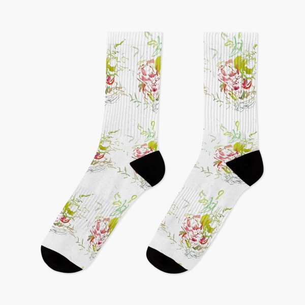 Artikelvorschau, Blumen und ein Hut entworfen und verkauft von Praline Creative.