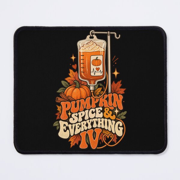 Item preview, Pumpkin Spice Nurse Shirt, IV Bag Halloween Tee, Fall Nurse Sweatshirt, Funny RN Autumn Gift, Nursing Student Halloween designed and sold by PRINYOS.