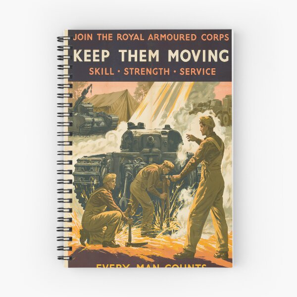Item preview, Royal Armoured Corps Every Man Counts designed and sold by Skyframe Aviation.