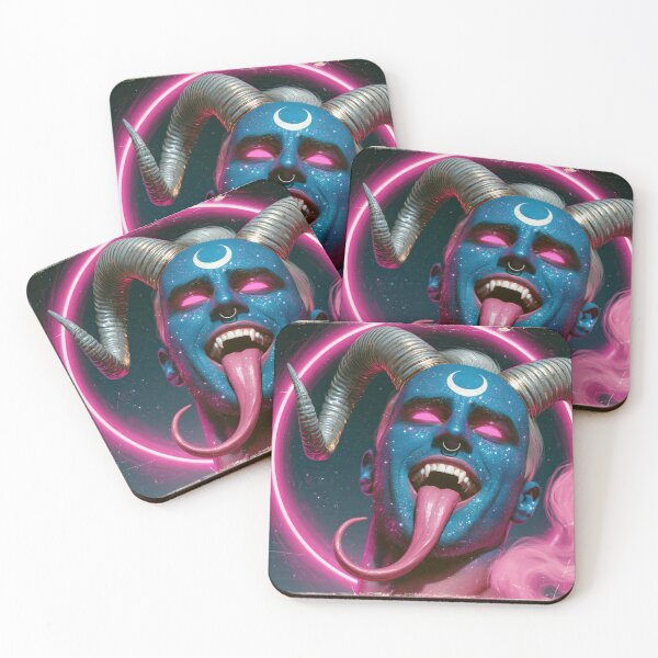 Item preview, Encantado de invocarte - Demonio de ojos rosados designed and sold by JaimeLikes.