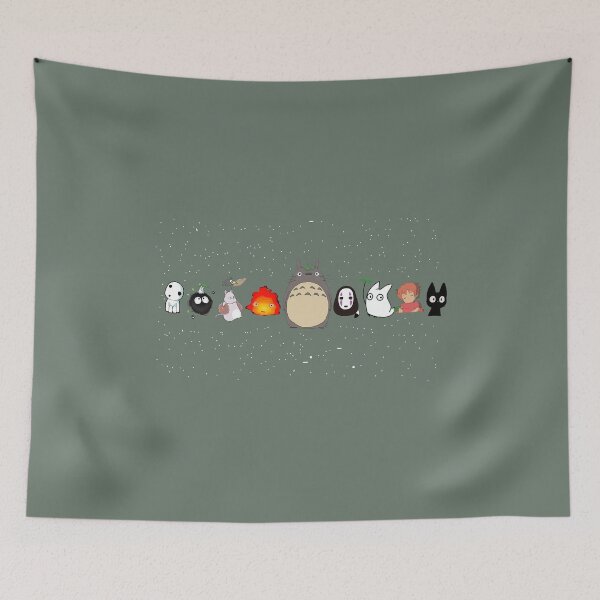 Item preview, Studio Ghibli Characters Vintage Anime Collage designed and sold by neelydirt-r.