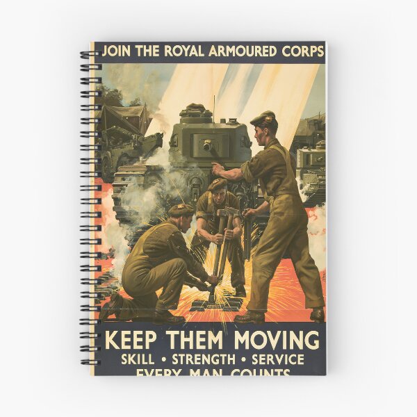 Item preview, Royal Armoured Corps Tank Crews at Work designed and sold by Skyframe Aviation.