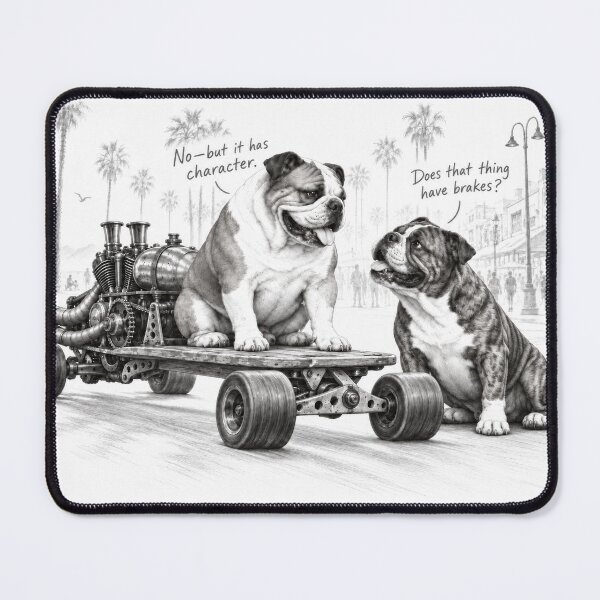 Item preview, No Brakes, Plenty of Character designed and sold by Russell Thorne.