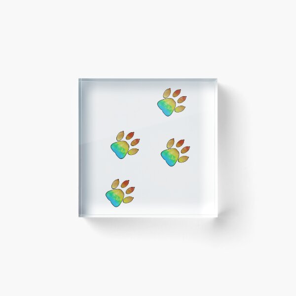 Item preview, Paw Prints Pattern designed and sold by Madrigalleryp.