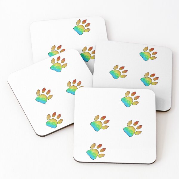 Item preview, Paw Prints Pattern designed and sold by Madrigalleryp.