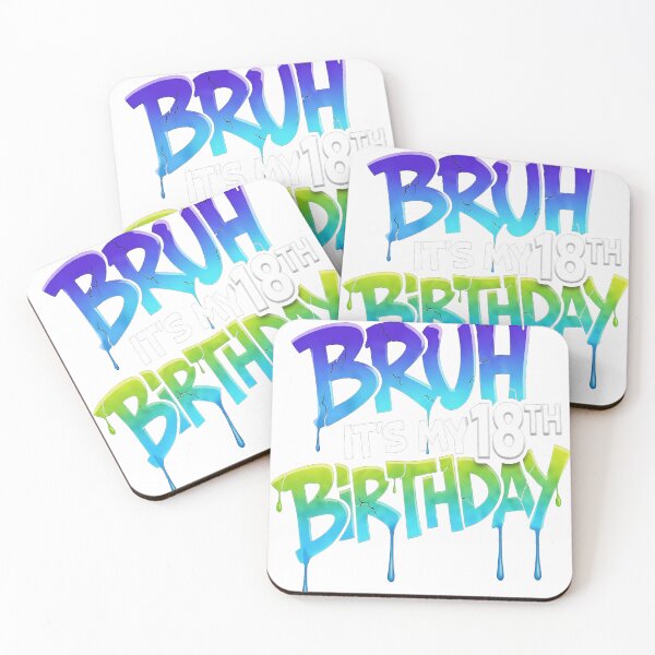 Item preview, Bruh It'S My Birthday Funny Birthday Youth Kids Boys Girls  designed and sold by MathiasFuchs.