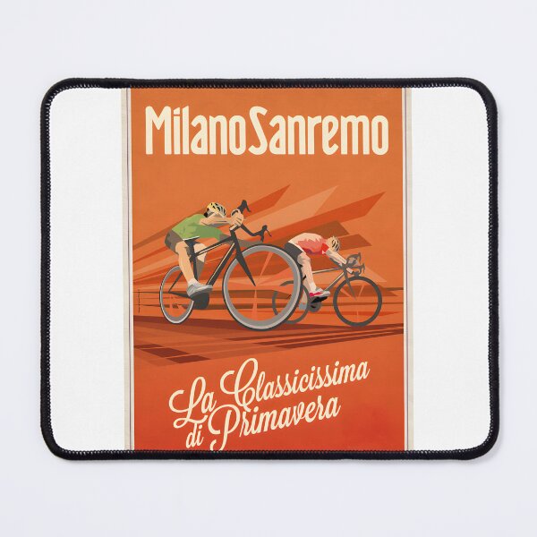 Item preview, Vintage Milan San Remo Cycling Art Poster with Retro Design designed and sold by Mohammad Alsaeed Ibrahim.