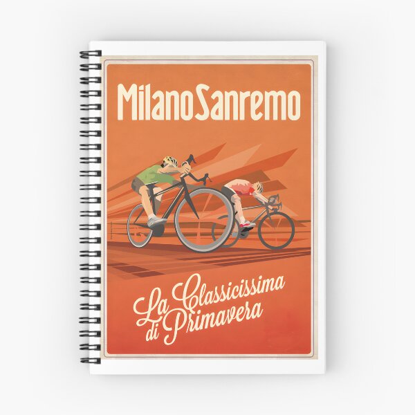 Item preview, Vintage Milan San Remo Cycling Art Poster with Retro Design designed and sold by Mohammad Alsaeed Ibrahim.