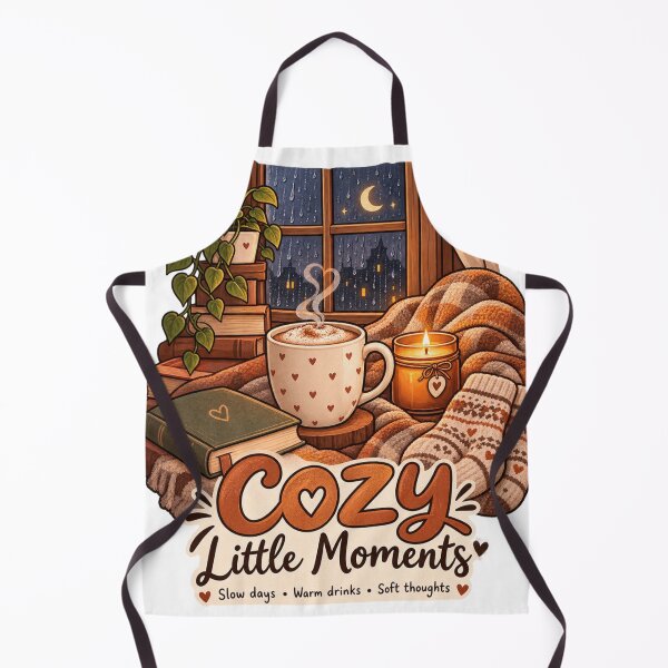 Item preview, Cozy Little Moments – Rainy Night, Warm Coffee & Candle designed and sold by GoldenSparkleShop.