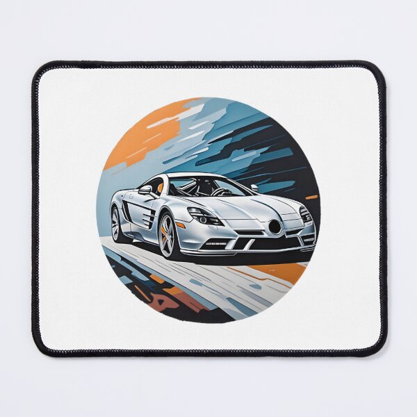 Item preview, Mercedes SLR McLaren Artistic Pastel Colors Car Illustration designed and sold by DreamVibeTees.