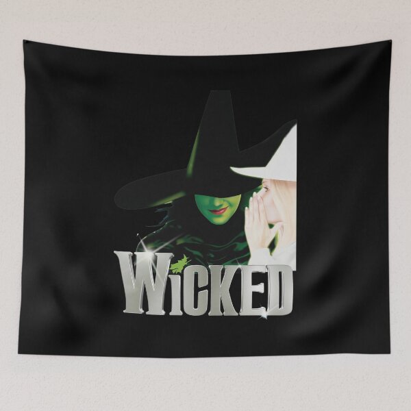 Item preview, Wicked Musical Witches Green Skin Metallic Logo designed and sold by ELIZABEDWIN12.
