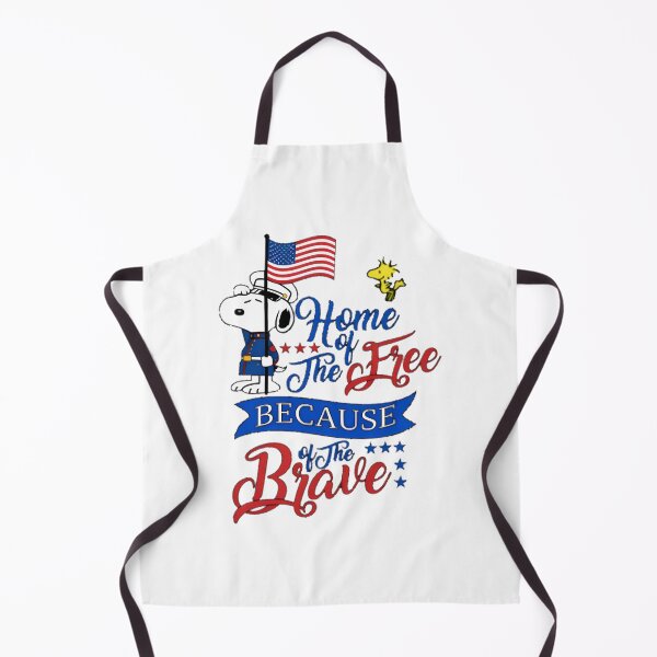 Item preview, Snoopy Home of the Free Because of the Brave Patriotic Design designed and sold by clockneck.