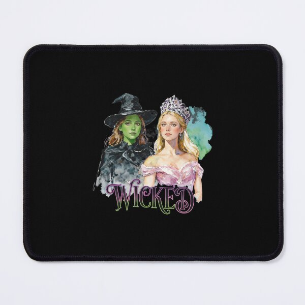 Item preview, Wicked Musical Elphaba Glinda Watercolor Artwork designed and sold by ELIZABEDWIN12.