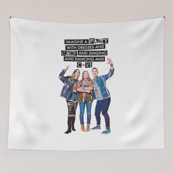 Item preview, Imagine Party Cake Singing Dancing Text Illustration designed and sold by ELIZABEDWIN12.