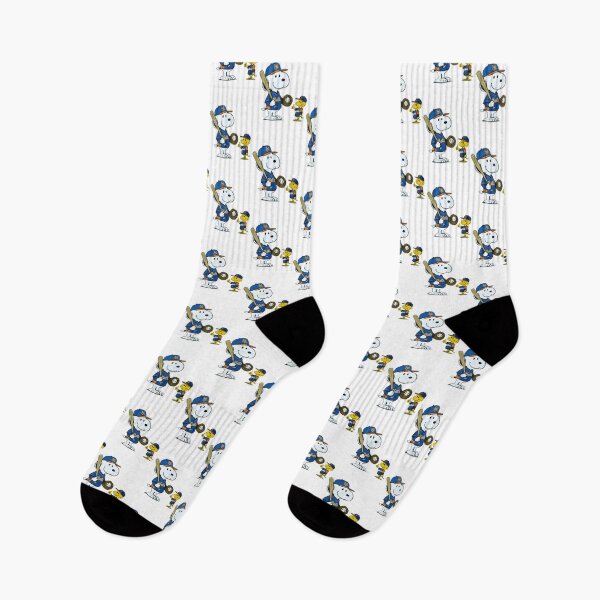 Item preview, Vintage New York Mets Inspired Baseball Design Featuring Snoopy and Woodstock designed and sold by clockneck.