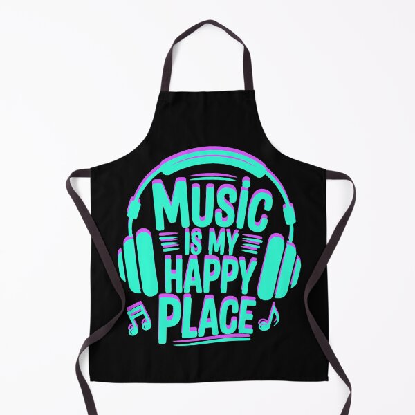 Item preview, Music is My Happy Place Musician Outfit EDM Music Lovers DJ  designed and sold by Colorfulman.