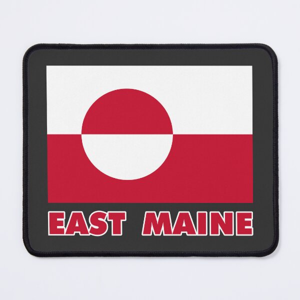 Item preview, East Maine (Greenland) Flag designed and sold by Karate Octopus.