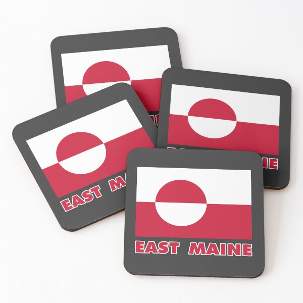 Item preview, East Maine (Greenland) Flag designed and sold by Karate Octopus.