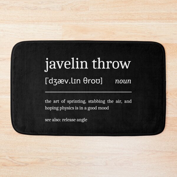 Item preview, Javelin Throw Definition Funny Javelin Thrower designed and sold by StrideSuccess.
