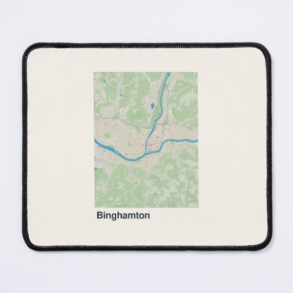 Item preview, Binghamton Minimalistic Map Art designed and sold by MapsNerd.