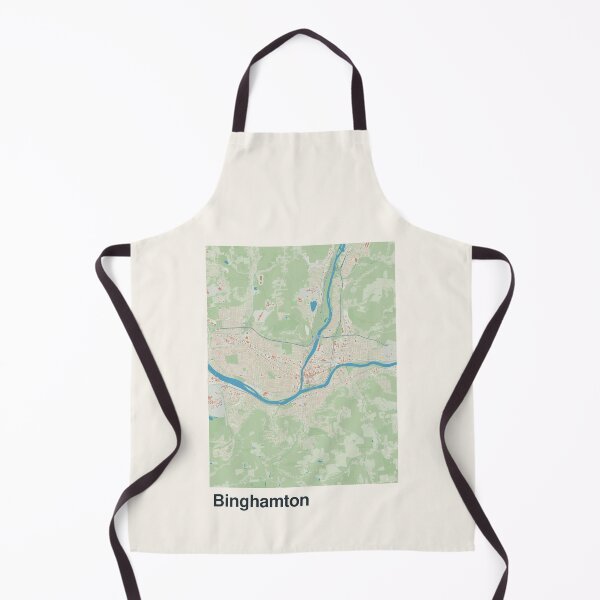 Item preview, Binghamton Minimalistic Map Art designed and sold by MapsNerd.