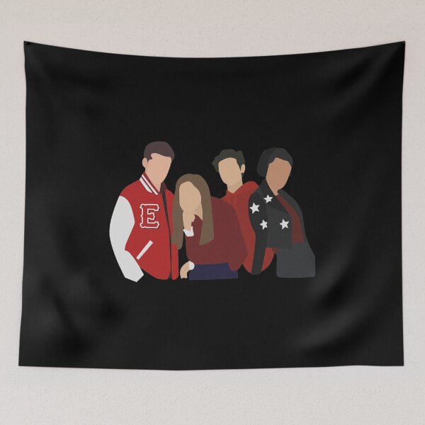 Item preview, East High Musical Group Faceless Stylized Art designed and sold by ELIZABEDWIN12.