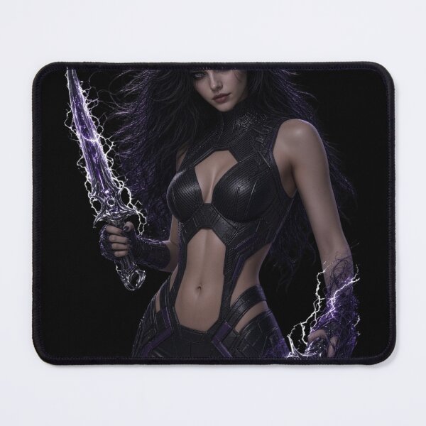 Item preview, Umbra Kineticist Dark Lightning Cyberpunk Warrior designed and sold by EvolutionMerch.