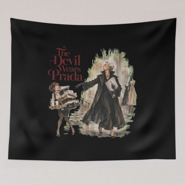 Item preview, The Devil Wears Prada Watercolor Scene designed and sold by ELIZABEDWIN12.