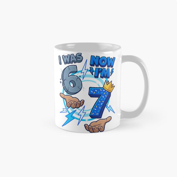 Item preview, I was 6 Now I'm 7 7th Birthday 6 7 Birthday Boys Birthday Family Matching designed and sold by MathiasFuchs.