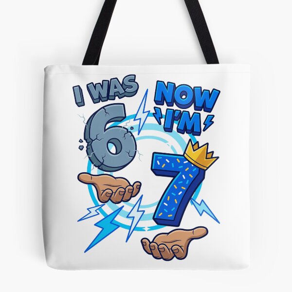 Item preview, I was 6 Now I'm 7 7th Birthday 6 7 Birthday Boys Birthday Family Matching designed and sold by MathiasFuchs.