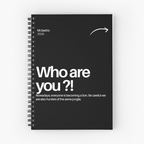 Item preview, Who Are You Minimalist Mystery Question designed and sold by Mr besho.