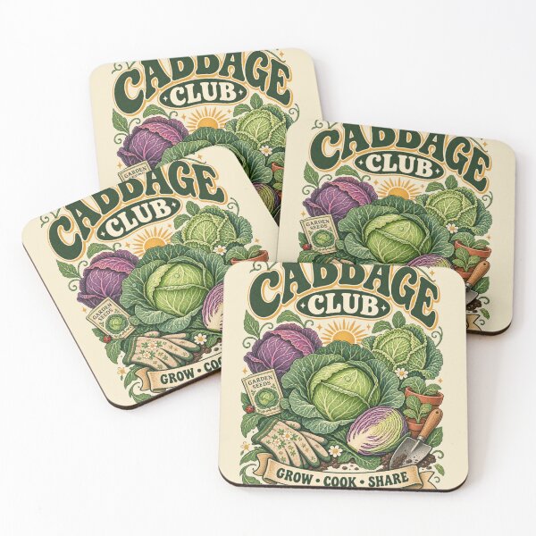 Item preview, Vintage Cabbage Garden Club designed and sold by Pick&Grin.