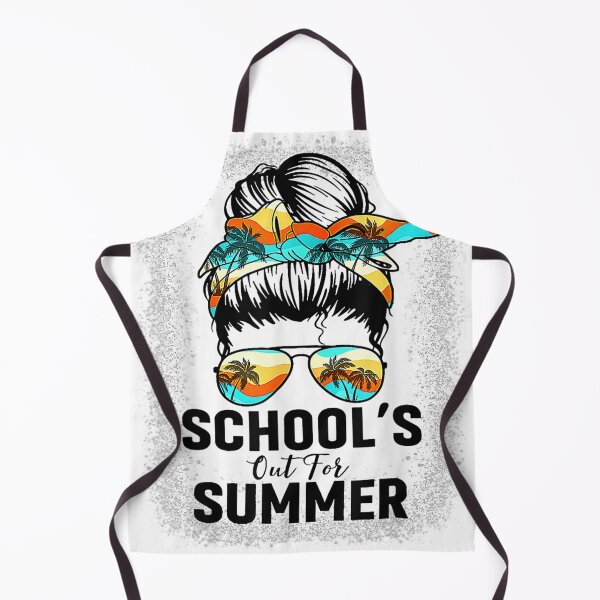 Item preview, Messy Bun Last Day Of School Schools Out For Summer Teacher designed and sold by Relviddarts.