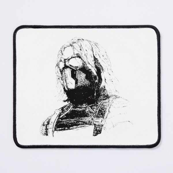 Item preview, Winter Soldier Inspired Digital Art Featuring a Futuristic Soldier in a Snowy Landscape designed and sold by Joe5531.