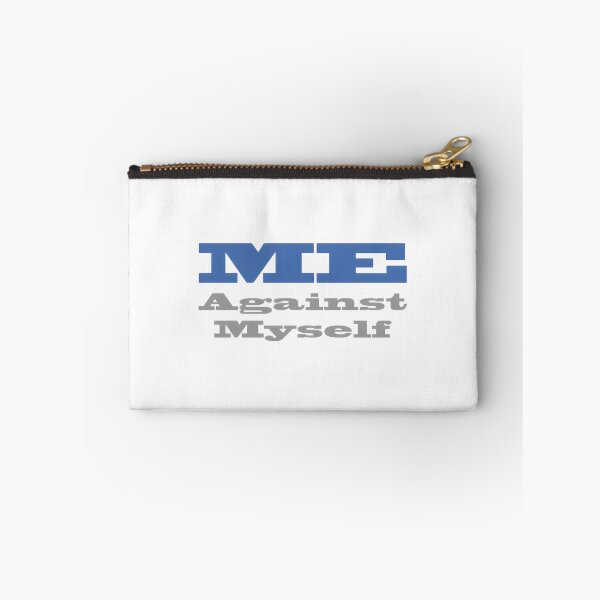 Item preview, Me Against Myself Motivational Quote Design for Personal Reflection and Inner Strength designed and sold by maddangell.