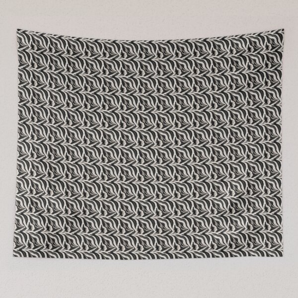 Item preview, Zebra Fur Camo – Seamless Greyscale Animal‑Texture Pattern designed and sold by The Digital Compass.
