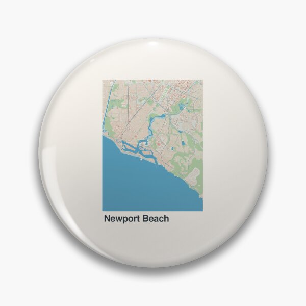 Item preview, Newport Beach Minimalistic Map Art designed and sold by MapsNerd.