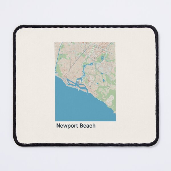 Item preview, Newport Beach Minimalistic Map Art designed and sold by MapsNerd.