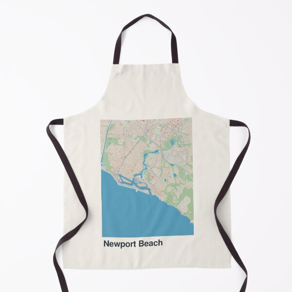 Item preview, Newport Beach Minimalistic Map Art designed and sold by MapsNerd.