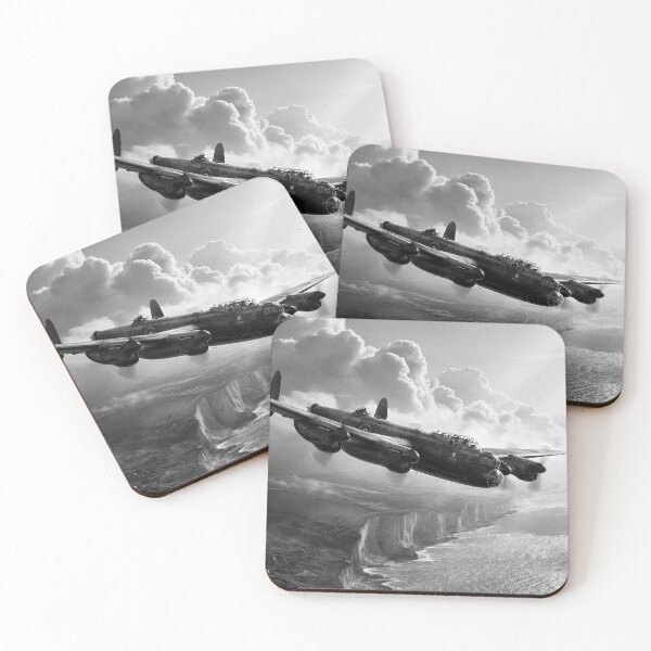 Item preview, Lancaster Over The White Cliffs designed and sold by Skyframe Aviation.