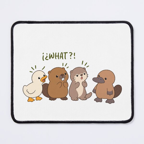 Item preview, Duck, beaver and otter equals platypus designed and sold by Color-inch.