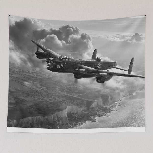 Item preview, Lancaster Above Dover designed and sold by Skyframe Aviation.