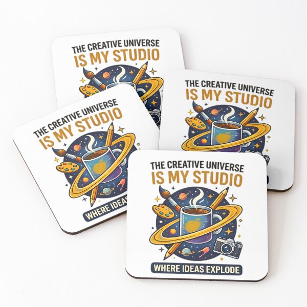 Item preview, The Creative Universe Is My Studio Artist Coffee Design designed and sold by Pyt27.