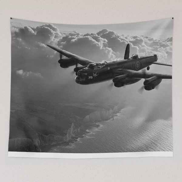 Item preview, Lancaster Over The English Channel designed and sold by Skyframe Aviation.