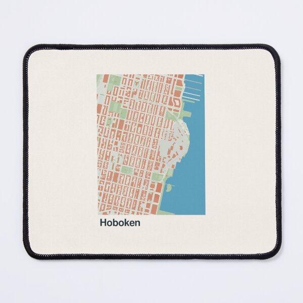 Item preview, Hoboken Minimalistic Map Art designed and sold by MapsNerd.
